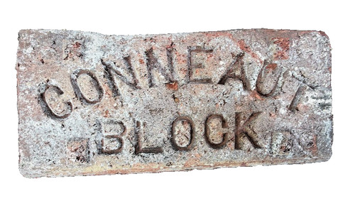 Vintage brick paver - brick, conneaut